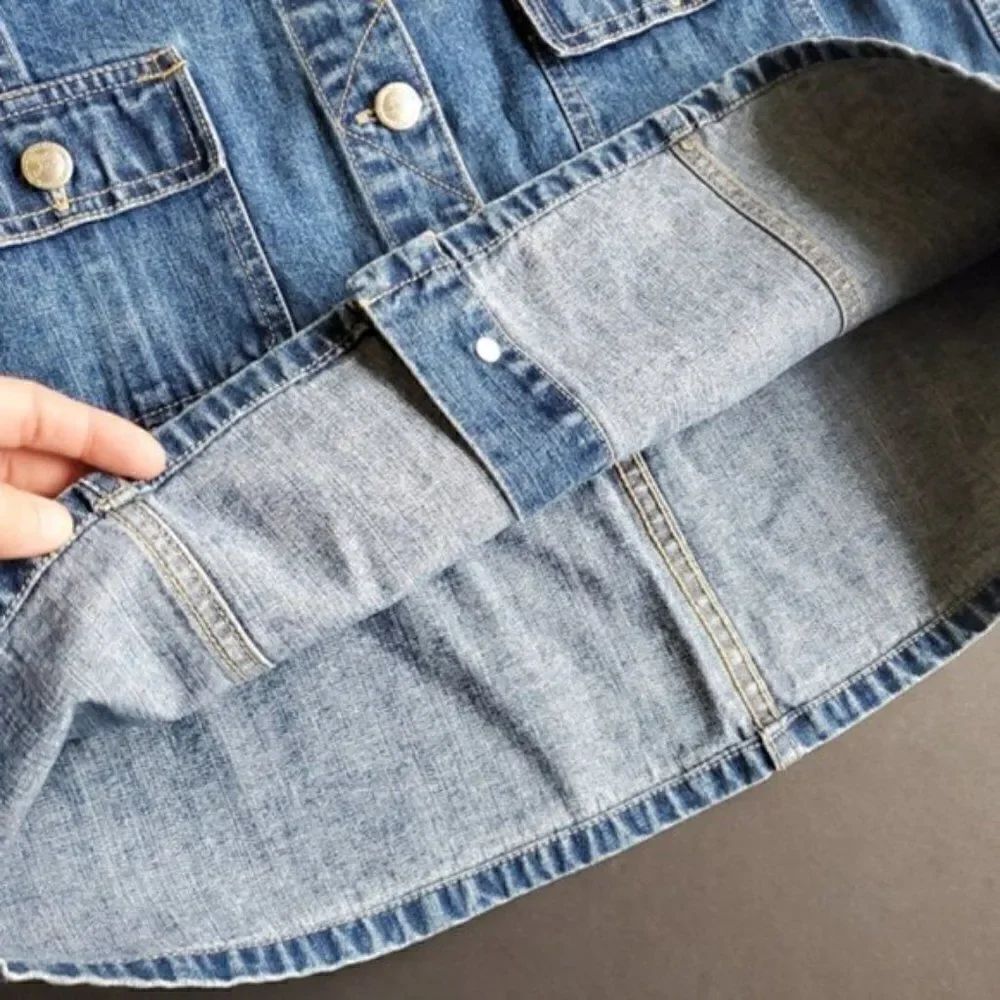 Vintage No Excuses Jean Skirt - Picture 6 of 9